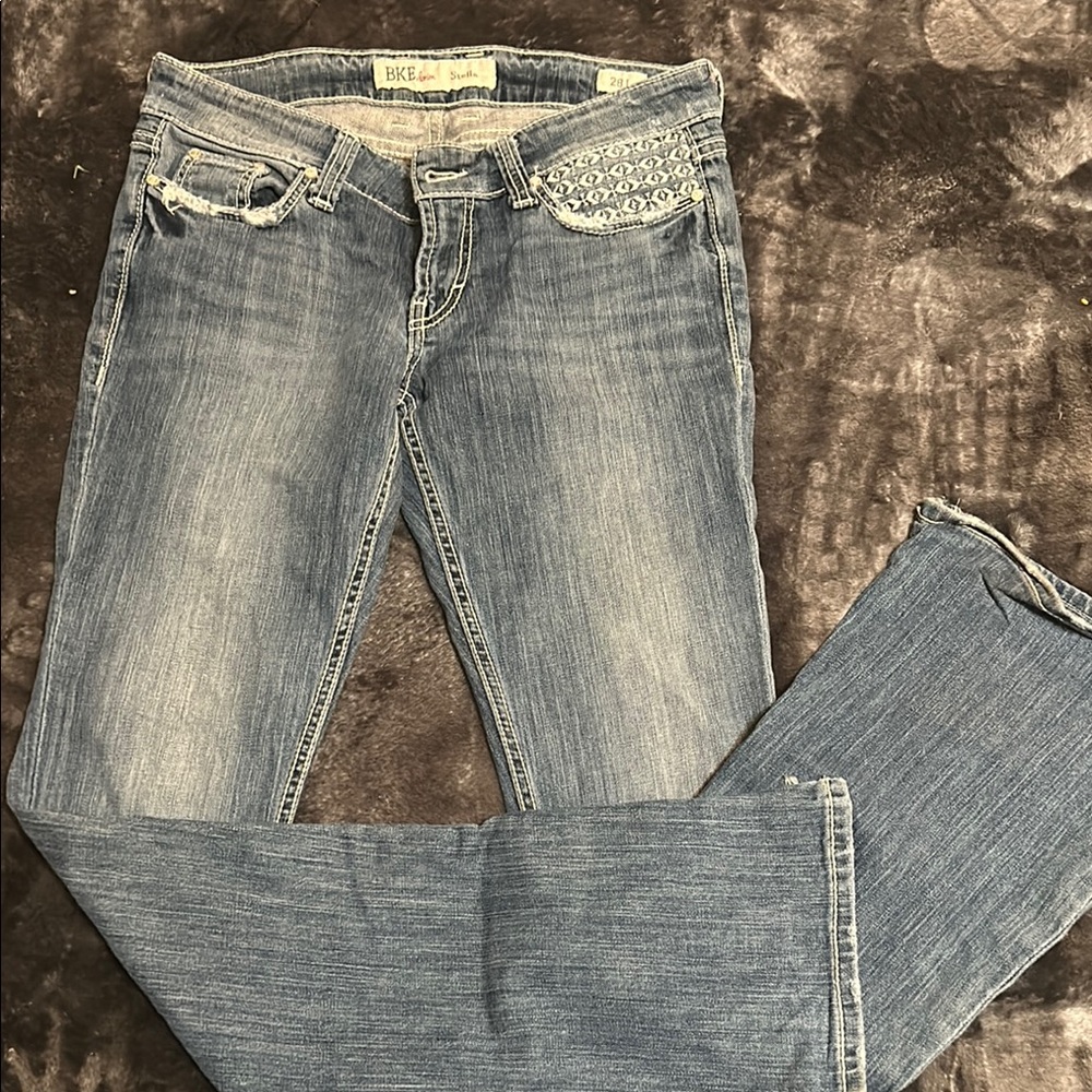 BKE Women's Blue Jeans 28 Long